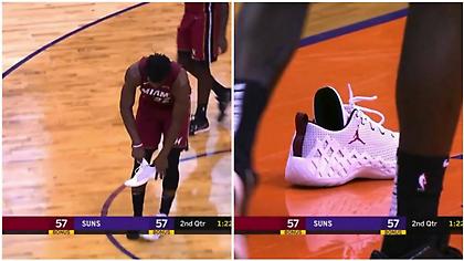 Καλάθι και φάουλ με ένα παπούτσι από τον Μπάτλερ (video)