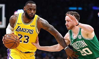 Λέικερς και Σέλτικς μαζί στην κορυφή μετά από… 3.592 ημέρες!