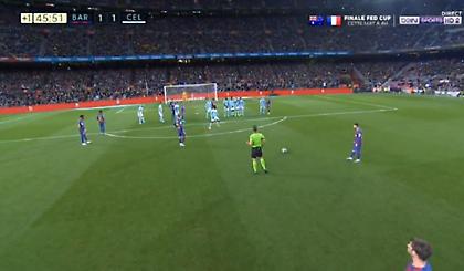 Τι κάνει ο Μέσι: Σκόραρε ξανά με φαουλάρα! (video)