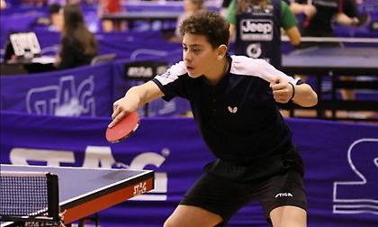 Χάλκινο μετάλλιο στο ομαδικό νέων του ουγγρικού Οπεν πινγκ πονγκ ο Γιαννούτσος