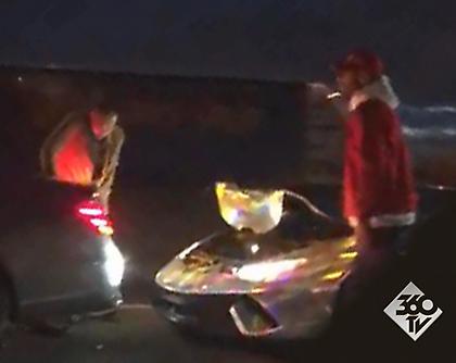 Τράκαρε την πανάκριβη Lamborghini o Ομπαμεγιάνγκ (pics)