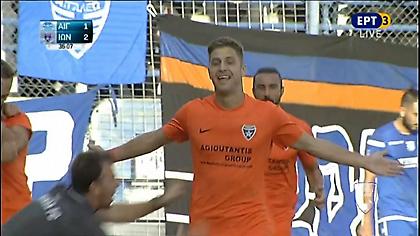 Τα γκολ του πρώτου ημιχρόνου στο Αιγάλεω-Ιωνικός