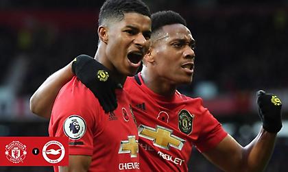 Τα στιγμιότυπα του Μάντσεστερ Γιουνάιτεντ - Μπράιτον 3-1