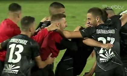 Οι πανηγυρισμοί των παικτών του Πανιωνίου (video)