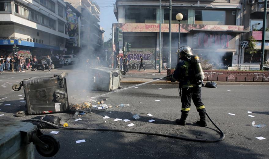 Επεισόδια στην ΑΣΟΕΕ. ΜΑΤ εντός του Οικονομικού Πανεπιστημίου