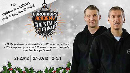 Christmas Camp 2019: Τα πιο μπασκετικά Χριστούγεννα έρχονται στο Eurohoops Dome!