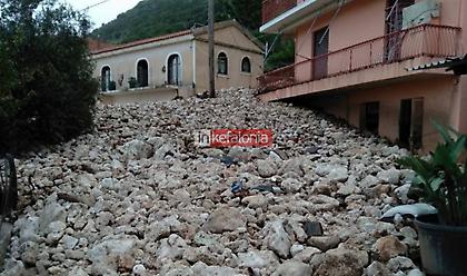 Μεγάλες ζημιές από την καταιγίδα «Βικτωρία» στην Κεφαλονιά