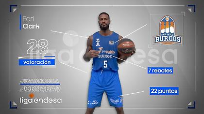 MVP της αγωνιστικής στην Ισπανία ο Κλαρκ