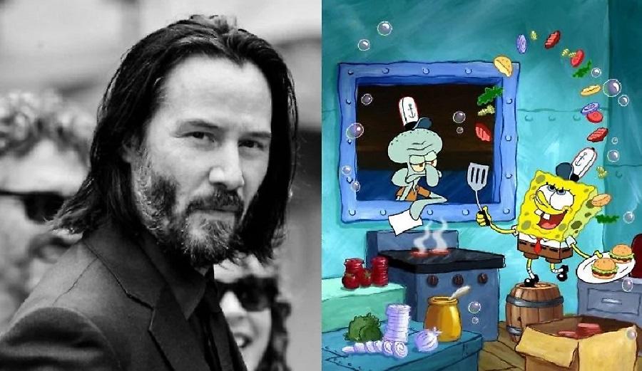 Keanu Reeves: Εμφάνιση έκπληξη στη νέα ταινία του Μπομπ Σφουγγαράκη