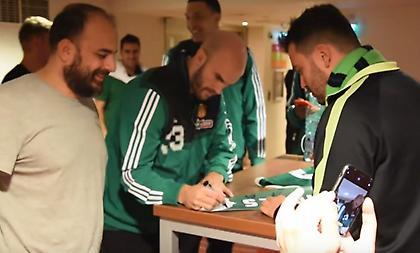 Η πτήση  γνωριμίας των φιλάθλων του Παναθηναϊκού με την ομάδα (video)