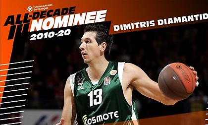Ο Διαμαντίδης υποψήφιος για την κορυφαία ομάδα της δεκαετίας