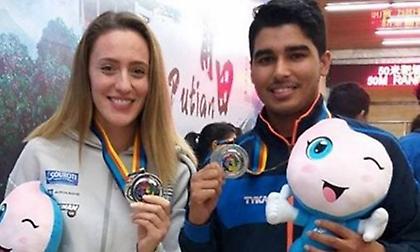 «Ασημένια» η Κορακάκη στην Κίνα