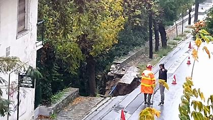 Δραματική η κατάσταση στη Θάσο λόγω της συνεχιζόμενης βροχόπτωσης (vids)