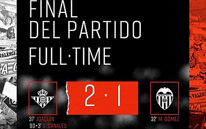 Τα στιγμιότυπα του Μπέτις-Βαλένθια