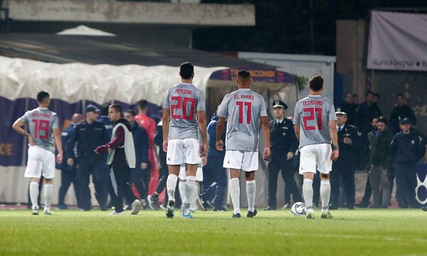 Εκνευρισμός στα αποδυτήρια του Ολυμπιακού για την γκέλα