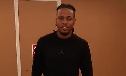 Έφτασε στην Λάρισα ο Μπράντον Ρας