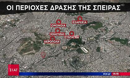 Έτσι δρούσε η σπείρα των 35 ληστών στο κέντρο της Αθήνας