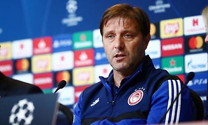 Live streaming: Η συνέντευξη Τύπου του Ολυμπιακού ενόψει Τότεναμ