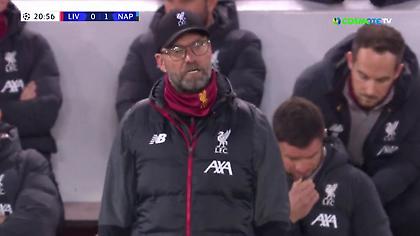 «Πάγωσε» ο Κλοπ στον τραυματισμό του Φαν Ντάικ και το γκολ της Νάπολι (video)