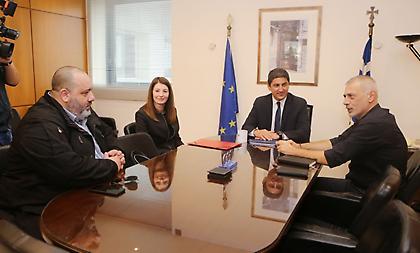 Τα κλικ από τη συνάντηση Αυγενάκη με ΠΑΕ Ολυμπιακός (pics)