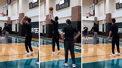 Ο Μπούκερ έβαλε 123 τρίποντα σερί στην προπόνηση των Σανς (video)