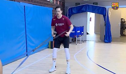 Δουλεύει σκληρά για την επιστροφή στην δράση ο Ερτέλ (video)