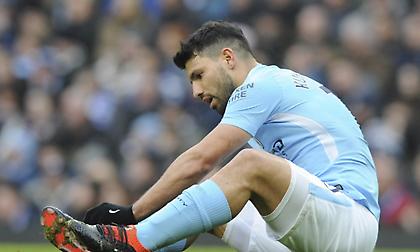 Απών ο Αγουέρο από το ντέρμπι με τη Γιουνάιτεντ