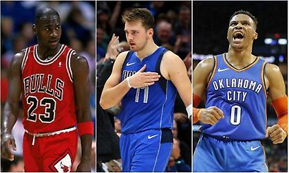 Λούκα Ντόντσιτς: Κυνηγά Ουέστμπρουκ και… Μάικλ Τζόρνταν! (videos-πίνακας)