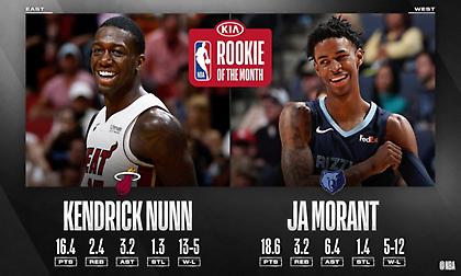 Ναν και Μοράντ οι ρούκι του μήνα!