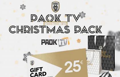 Με Χριστουγεννιάτικα δώρα το PAOK TV