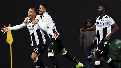 Πρόκριση με τεσσάρα για Ουντινέζε