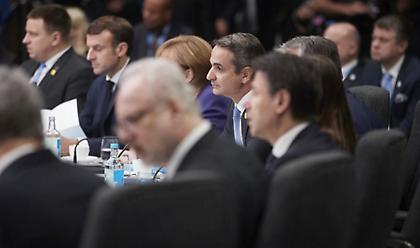 Συνάντηση Μητσοτάκη - Τριντό στο Λονδίνο