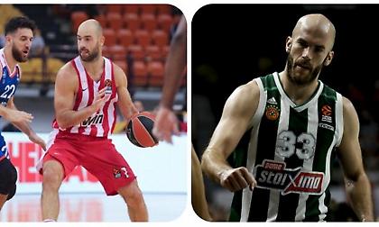 Παναθηναϊκός – Ολυμπιακός: Τα πεπραγμένα Καλάθη και Σπανούλη στα ντέρμπι της Ευρωλίγκα!