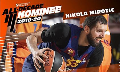 Υποψήφιος για την κορυφαία ομάδα της δεκαετίας ο Μίροτιτς