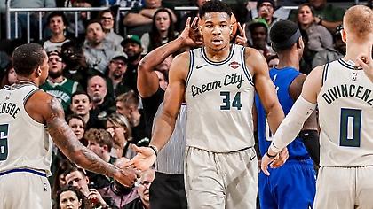 Ασταμάτητοι οι Μπακς, με νέο ρεσιτάλ Αντετοκούνμπο (video)