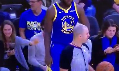 Η… ασυγκράτητη φίλαθλος των Γουόριορς (video)