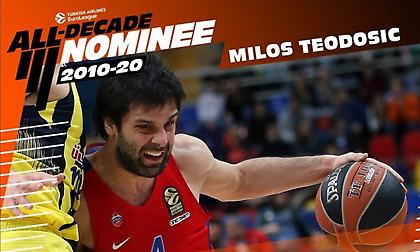 Υποψήφιος για την κορυφαία ομάδα της δεκαετίας ο Τεόντοσιτς