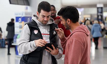 «Πέταξε» για Μαδρίτη ο Ολυμπιακός (pics)