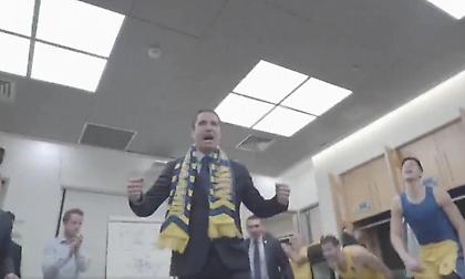 Η πανηγυρική ομιλία του Σφαιρόπουλου στα αποδυτήρια της Μακάμπι (video)