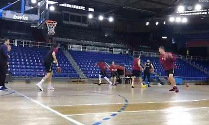 Το πρωινό χαλάρωμα της Μπαρτσελόνα εν όψει Παναθηναϊκού (video)