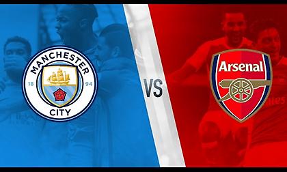 Live: Άρσεναλ-Μάντσεστερ Σίτι 0-3 (τελικό)