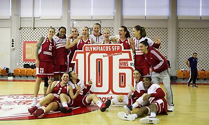 Διευρύνει το σερί του ο Ολυμπιακός