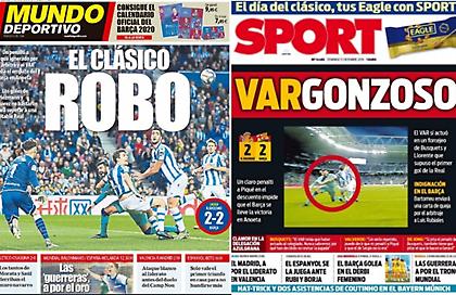 «Κράζει» την διαιτησία ο καταλανικός Τύπος