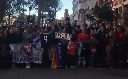 Εντυπωσιακή υποδοχή της Ρεάλ στην Βαλένθια (video)