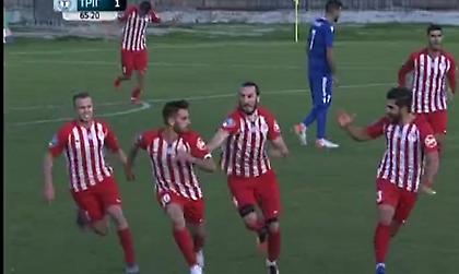 «Βολίδα» από τον Κουτσίκο έδωσε ξανά το προβάδισμα στον Ολυμπιακό Βόλου