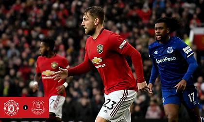 Τα στιγμιότυπα του Μάντσεστερ Γιουνάιτεντ-Έβερτον