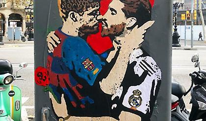 Πικέ - Ράμος: Το γκράφιτι φιλάθλου στην Βαρκελώνη που έγινε viral - Τι συμβολίζει