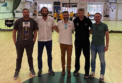 Ο Αντουάν Ριγκοντό παρέα με τον Θοδωρή Παπαλουκά στο Eurohoops Dome! (video)