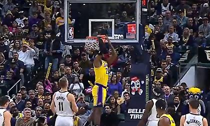 Φουλ Λεμπρόν στο Top 10 (video)