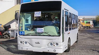 Ηράκλειο: Στο αμαξοστάσιο του δήμου το πρώτο ηλεκτροκίνητο λεωφορείο (pic)